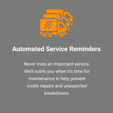 Automated fleet maintenance reminders for commercial vehicles in Edmonton.